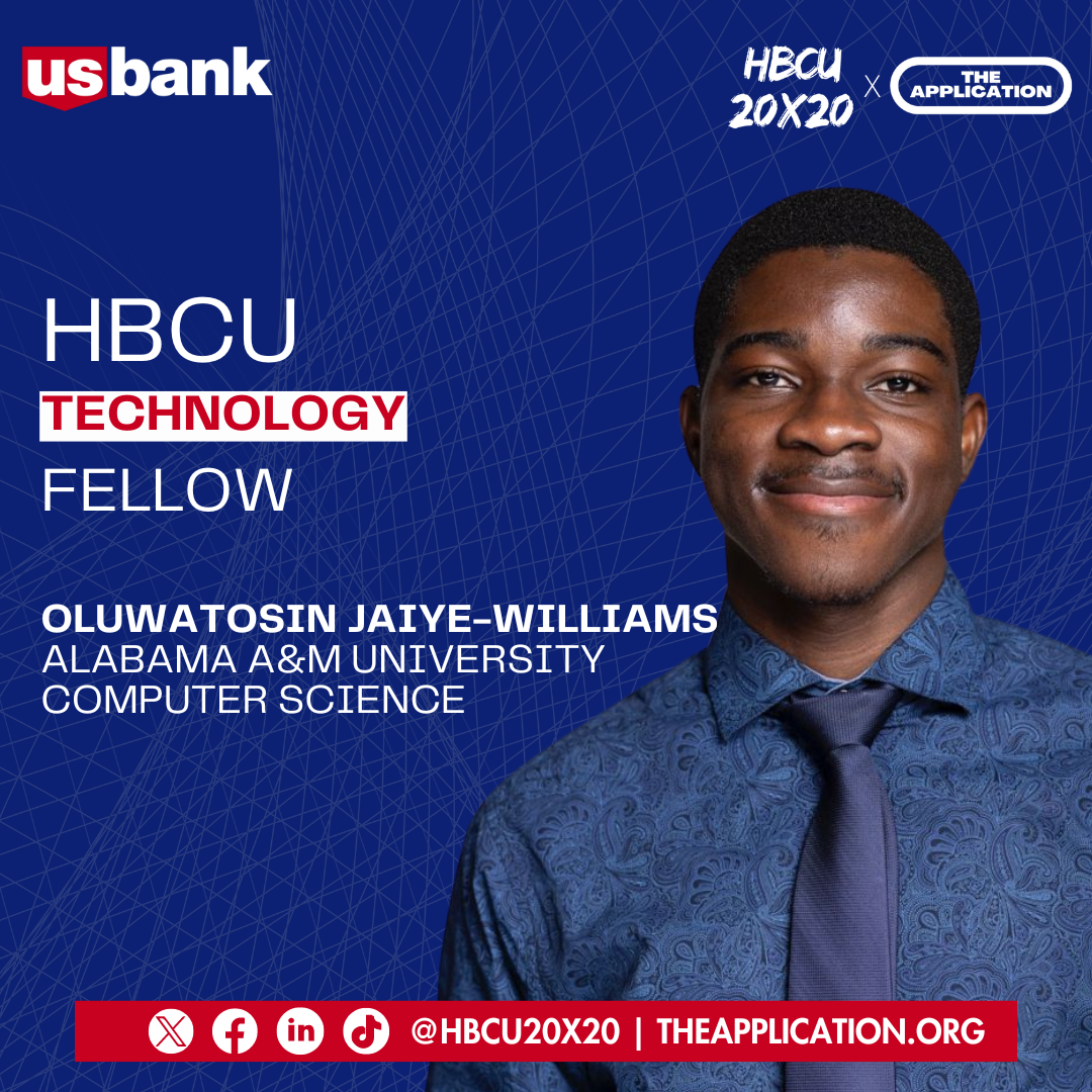 U.S. Bank + HBCU 20x20 Technology Fellowship (Cohort III)